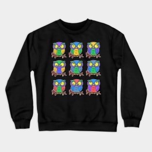 9 Owls Crewneck Sweatshirt